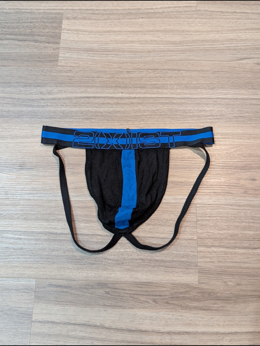 2xist Men’s Black & Blue Athletic Jockstrap
